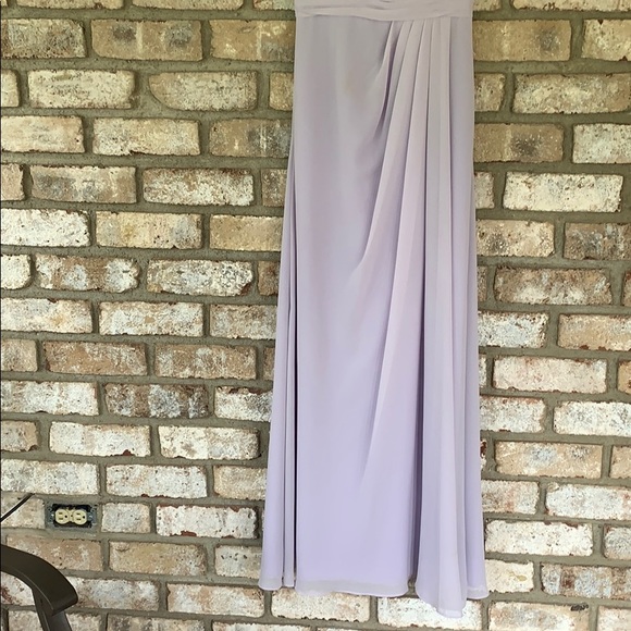 Bill Levkoff periwinkle purple bridesmaids dress - Picture 3 of 8